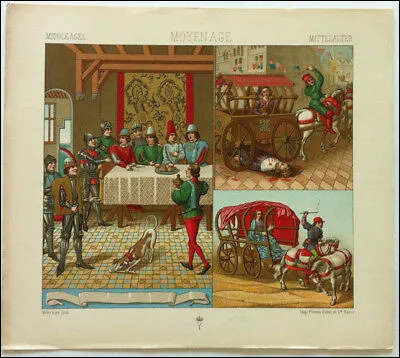 Après avoir été mis sur la ... par ces messieurs de la maréchaussée, je pus enfin continuer ma quête, c'est ainsi que je puis acheter une pièce de soierie, pour quelques liards, qui, j'en suis sûr, satisfera demoiselle Hortense, quand il se mit à pleuvoir des ... !