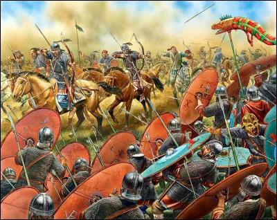 En quelle année se passa la guerre des champs Catalauniques ?