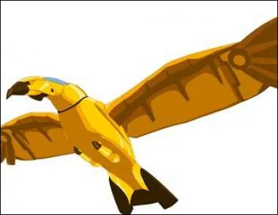 Cet avion en or massif s'appelle le...