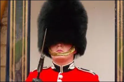Quel est le nom du chapeau que portent les gardes de la reine ?