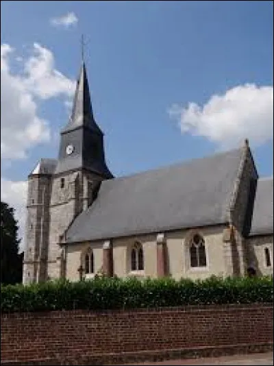 Nous sommes en Normandie devant l'église Saint-Pierre de Grand-Camp. Commune de l'arrondissement de Bernay, elle se trouve dans le département ...