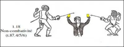 Quelle sanction prend l'arbitre pour cette faute ? Le carton...