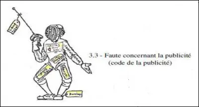 Quelle sanction prend l'arbitre pour cette faute ? Le carton...