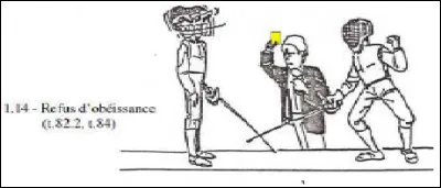 Quelle sanction prend l'arbitre pour cette faute ? Le carton...