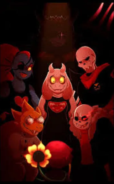 Dans "Underfell" qui protége Frisk ?