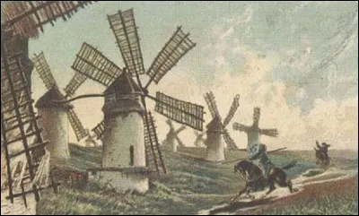 Quel héros de la littérature se bat contre des moulins quil croit être des géants ?