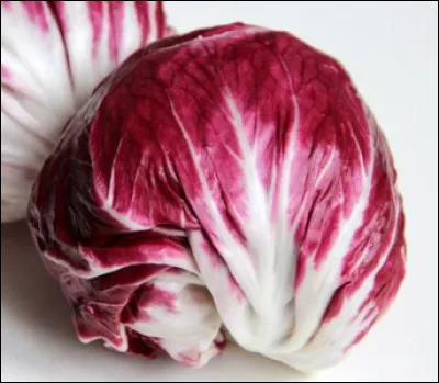 Quelle est cette chicorée, une salade avec des feuilles rouges et des tiges blanches, originaire de Vénétie ?