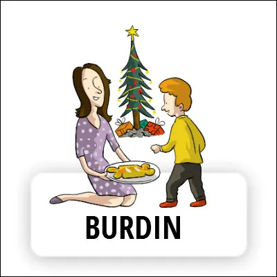 À quelle occasion et dans quelle région offre-t-on le burdin, longue brioche ?