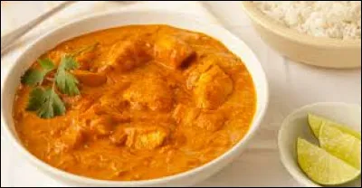 Quel est ce plat indien à base de poulet ?