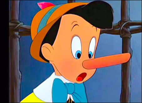 L'effet "Pinocchio" > Tout le monde le sait : avoir le nez qui s'allonge lorsqu'on dit des mensonges ! La preuve : je porte maintenant des lunettes parce que je suis trop loin de l'écran...