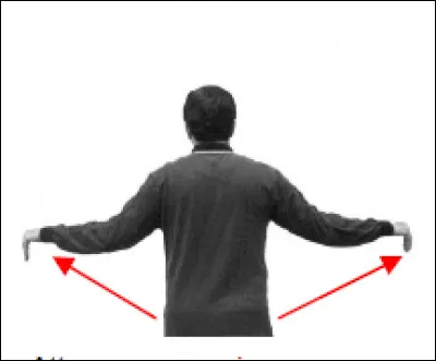 Que signifie le geste de l'arbitre ?