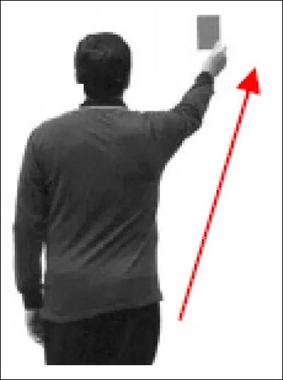 Que signifie le geste de l'arbitre ?