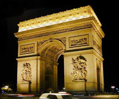 De quand date la fin de construction de l'Arc de Triomphe ?