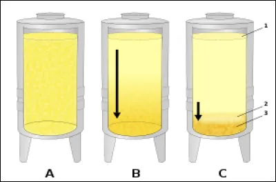 La deuxième partie c'est la taille débourbée. Combien y a-t-il d'hectolitres de taille débourbée à partir des moûts débourbés ?