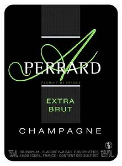 Quelle est la quantité de sucre pour un champagne extra brut ?