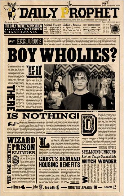 Ça y est, tu a été élu Ministre de la magie ! La Gazette du Sorcier souhaite t'interviewer :