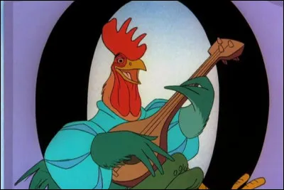 Comment se nomme le coq dans "Robin des bois" ?