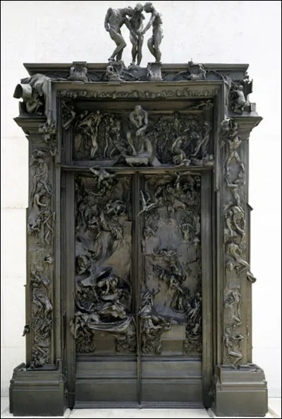 De l'oeuvre de quel écrivain, poète et homme politique ''La Porte de l'enfer'' est-elle inspirée ?