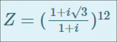La forme simplifiée du nombre complexe ci-dessus est :