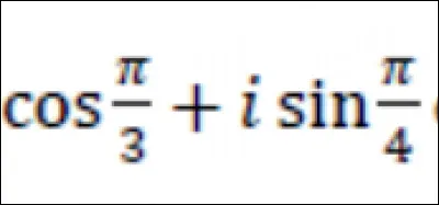 Le module de ce nombre complexe est :