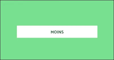 Pronnoncez-vous le "S" de moins ?
