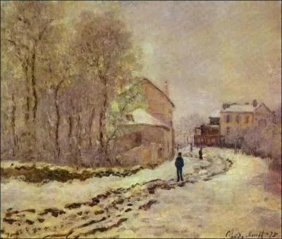 Quel peintre impressionniste a ralis 'Neige  Argenteuil' ?