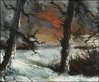 Quel peintre fauviste a ralis 'Paysage de neige' ?