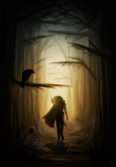 Après l'annonce que deux tributs du même district peuvent gagner, Katniss part à la recherche de Peeta et le retrouve camouflé le long d'un ruisseau et découvre horrifiée la blessure qu'il a à la jambe. Katniss tente de la soigner mais découvre qu'il commence à faire une infection du sang à cause du coup d'épée que lui a donné Cato. Claudius Templesmith annonce une fête à la Corne d'Abondance