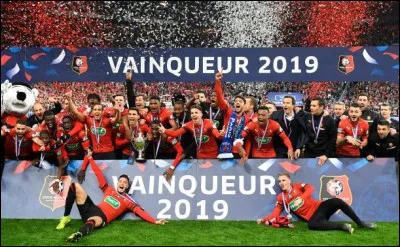 En 2019, face au PSG, Rennes remporte sa troisième Coupe de France après pas mal d'années de disette. Combien exactement ?