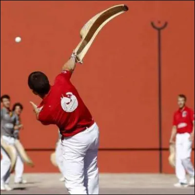 Comment s�appelle le gant-panier en osier utilis&eacute; par les joueurs de pelote basque ?