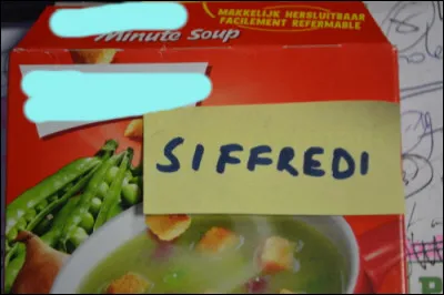 Pas dans la soupe, tout de même ? Ben, si !