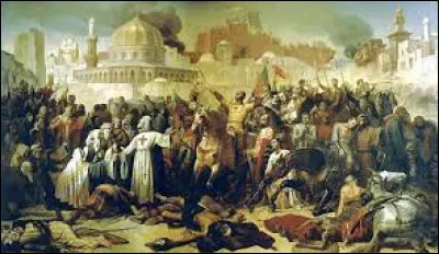 Le siège de Jérusalem lors de la première croisade dura du 7 juin au 15 juillet 1099. La ville est prise puis pillée et la population massacrée : qui pille Jérusalem en 1099 ?