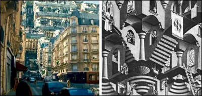 De quelle uvre de Maurits Cornelis Escher s'est inspiré le réalisateur Christopher Nolan pour réaliser le film "Inception" ?