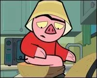 Spanky Ham est le cochon lubrique de la srie :