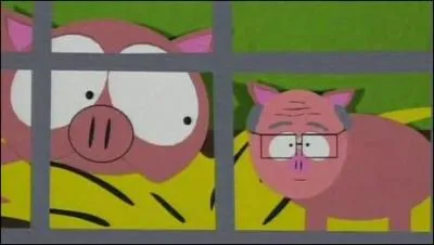 Dans cette pisode de South Park les enfants essaye de faire coucher ensemble un cochon et...