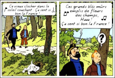 Et le père Haddock qui en rajoute : il se prend pour ...