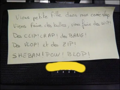 Vous trouvez ça comics ?