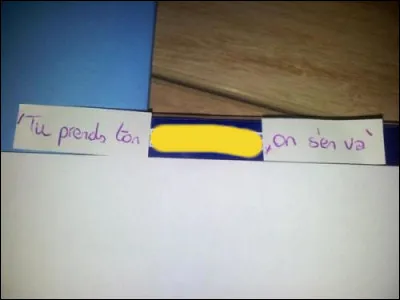 Ça me coure sur l'Haribo...