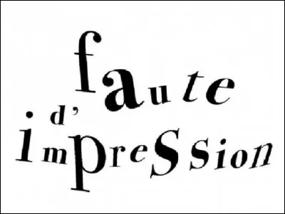 Quel mot utilise-t-on pour une faute d'impression qui a été signalée dans un ouvrage ?