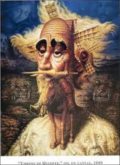 Qui a peint "Visions de Quichotte" ?