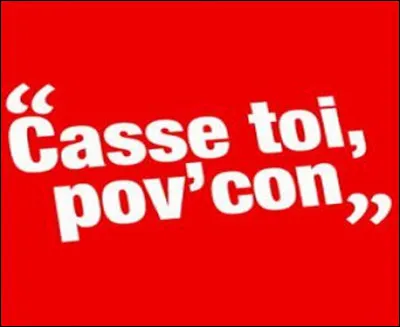 Quel président de le République a prononcé cette phrase ''Casse-toi, pauv' con ! '', lors de sa visite officielle au Salon de l'agriculture ?