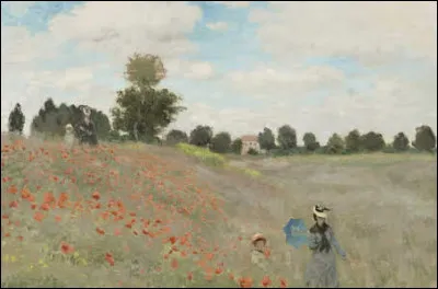 Quelle technique a été utilisée par Monet pour peindre ce tableau ?