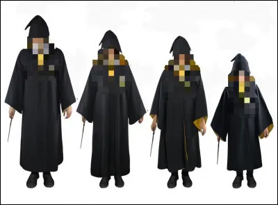 Tu dois à présent acheter ta robe de sorcier, quelle est ta taille ?