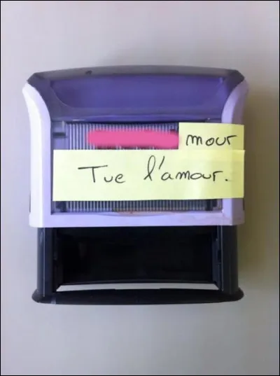 Maxime bureaucratique !