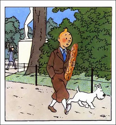 Pour illustrer cette danse, Tintin a bien voulu passer chez le boulanger !
