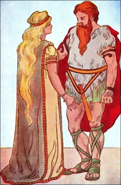 Quelle est la femme de Þórr, déesse à la chevelure d'or ayant inspiré le célèbre conte de Raiponse ?