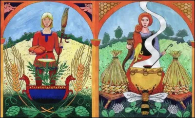 Qui est l'épouse de Byggvir, déesse mineure au même titre que son mari ?