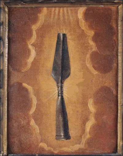 Cette lance porte le nom du centurion perçant le flanc de Jésus lors de sa crucifixion. Qui est-il ?