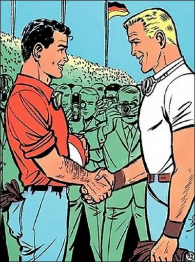 Michel Vaillant, célèbre pilote de course automobile sous les traits de Jean Graton, a un ami américain blond. Quel est son nom ?