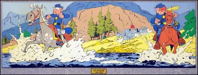 "Les Tuniques bleues" est une série de BD humoristique belge racontant les aventures...